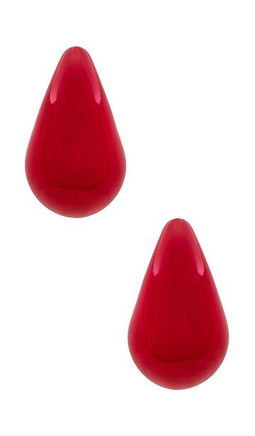 8 other reasons teardrop earrings in red