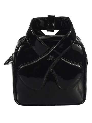 Courrèges Vernis Handbag in black
