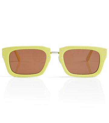Jacquemus Les Lunettes Soli D-frame sunglasses in yellow