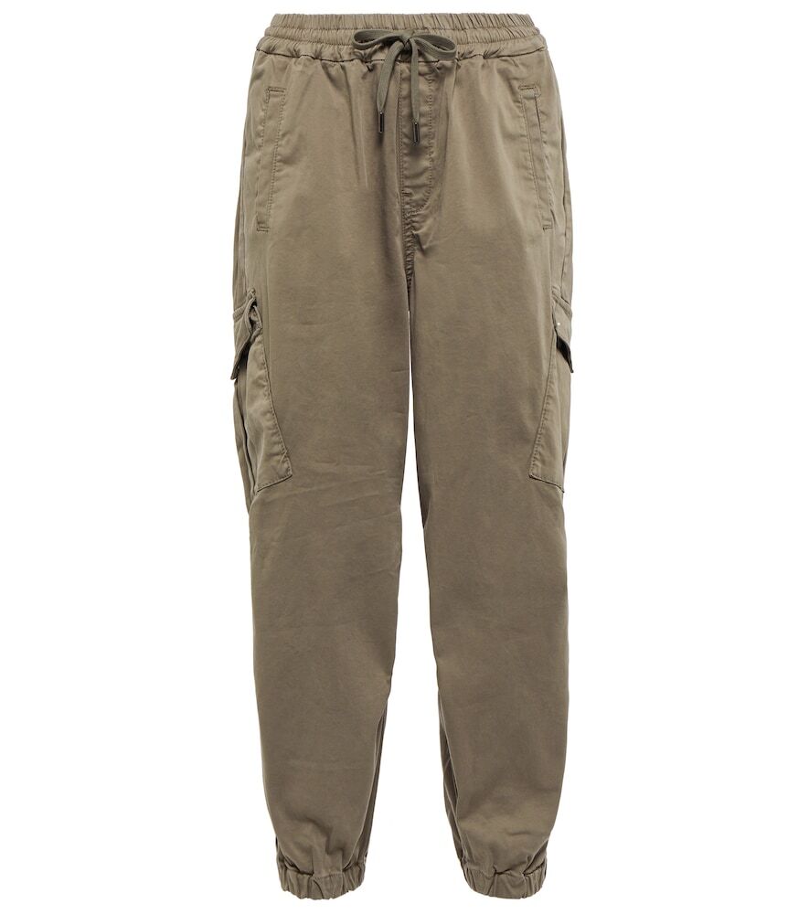 AG Jeans Cotton cargo pants in green