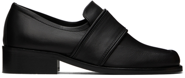 by far black cyril loafers