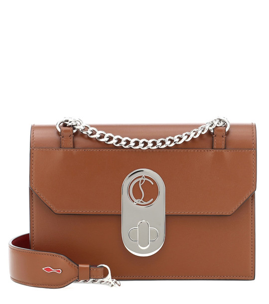 Christian Louboutin Elisa Small leather shoulder bag in brown