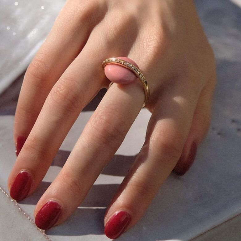 ring pink ring jewels