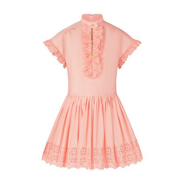 Louis Vuitton Broderie Anglaise Babydoll Mini Dress